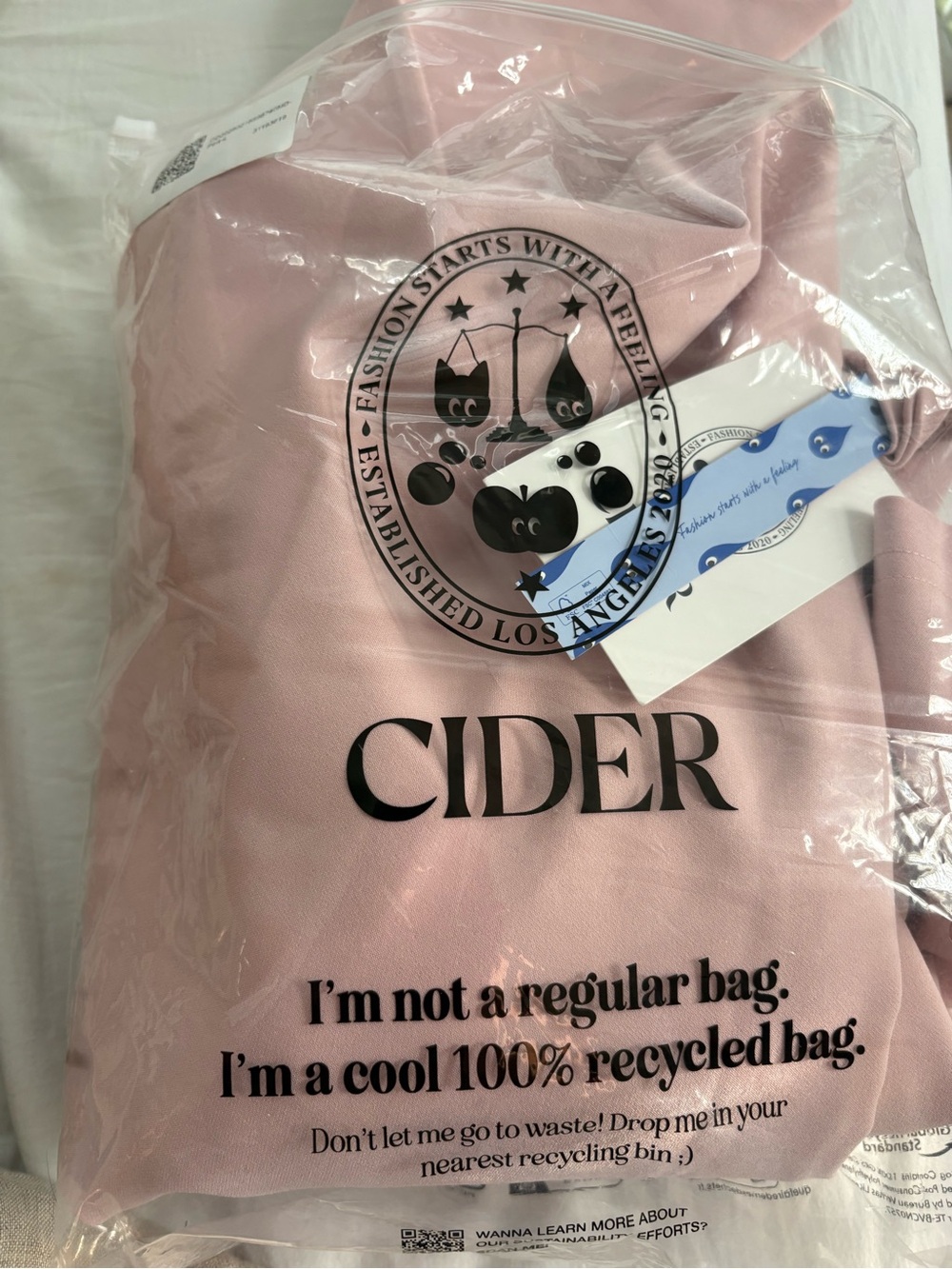 Cider One-Shoulder Bow Mini Dress in Soft Pink - Picture 3 of 7
